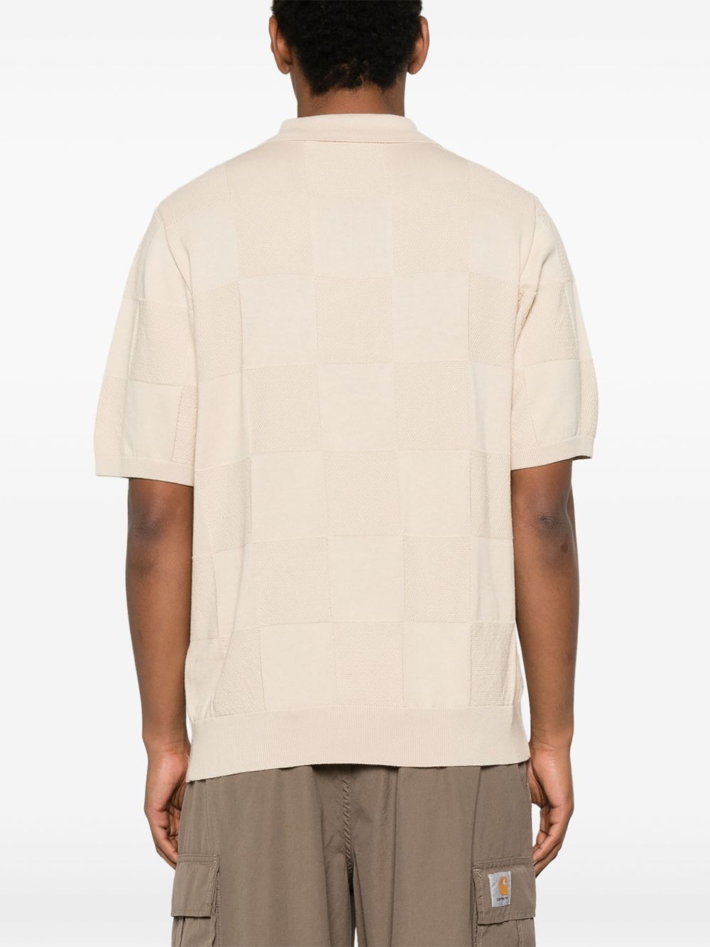 CARHARTT WIP Men's Mini Checker Polo Shirt