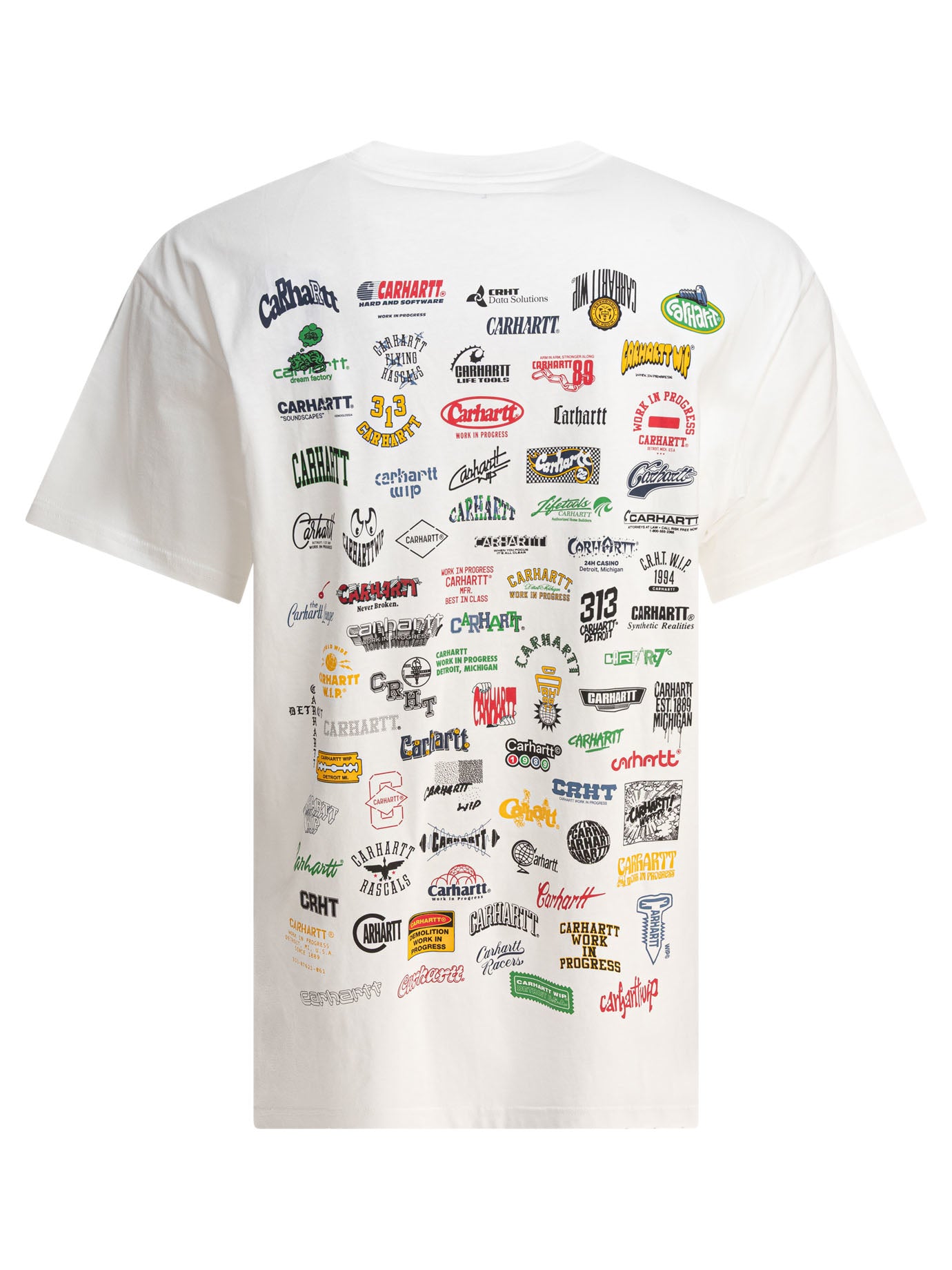 CARHARTT WIP Logo Cotton T-Shirt - SS25 - Men’s Crew Neck Short Sleeves