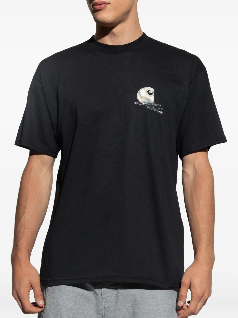 CARHARTT WIP Short Sleeve Martini Print Organic Cotton T-Shirt