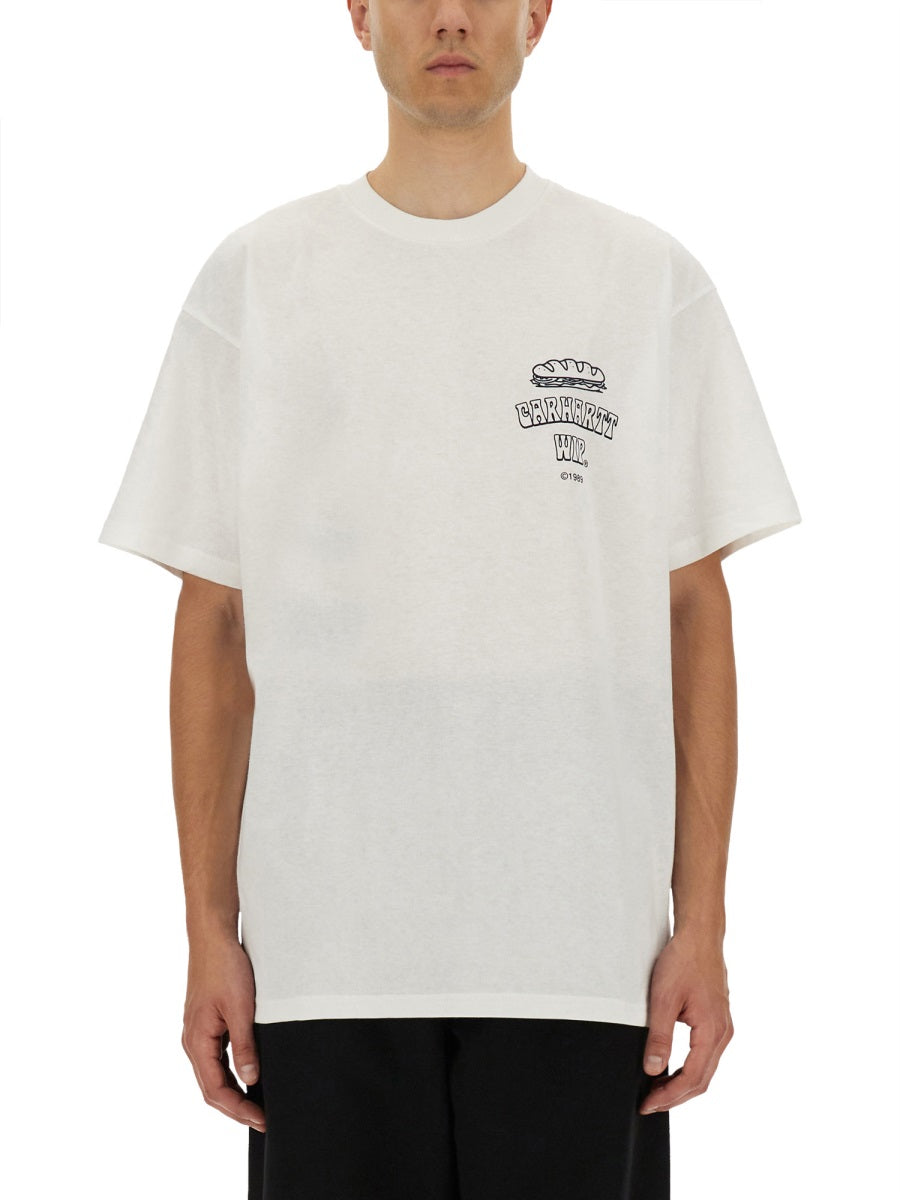 CARHARTT WIP Logo Cotton T-Shirt - FW25
