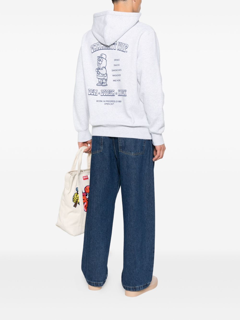 CARHARTT WIP Cotton Logo Hoodie for Men - FW25