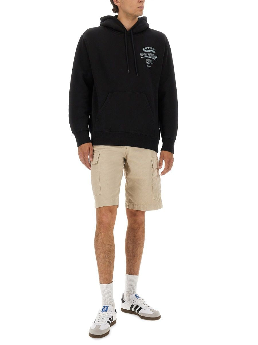 CARHARTT WIP Classic Logo Cotton Hoodie - Men's