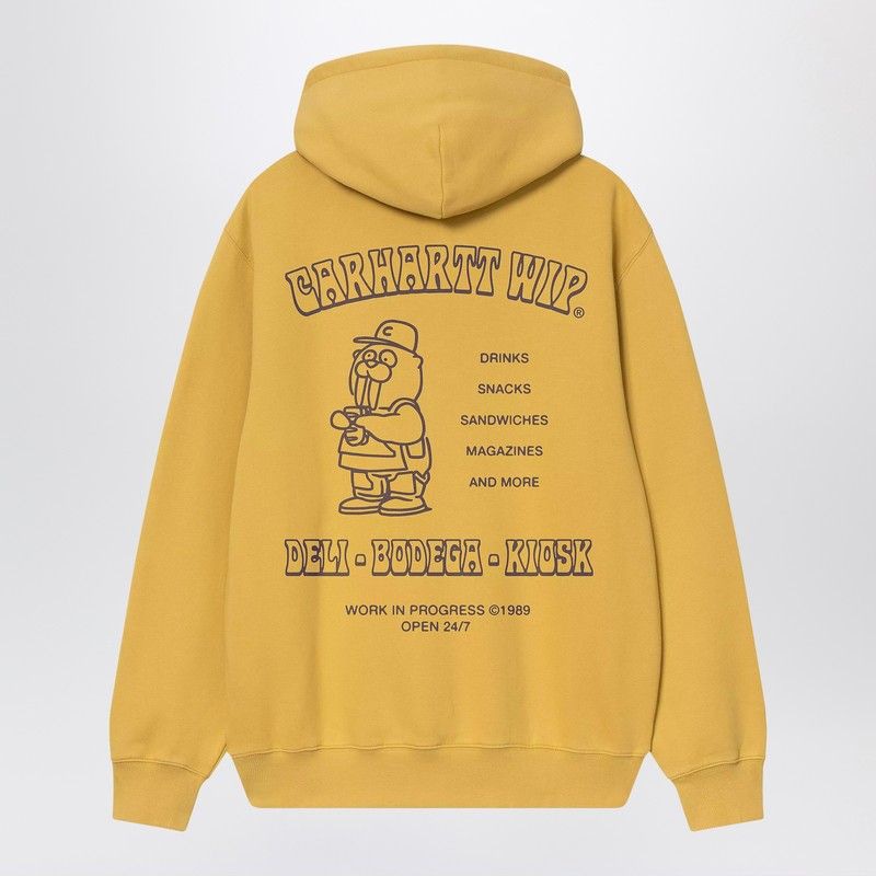 CARHARTT WIP Men's Loose Fit Graphic Hoodie with Kangaroo Pocket