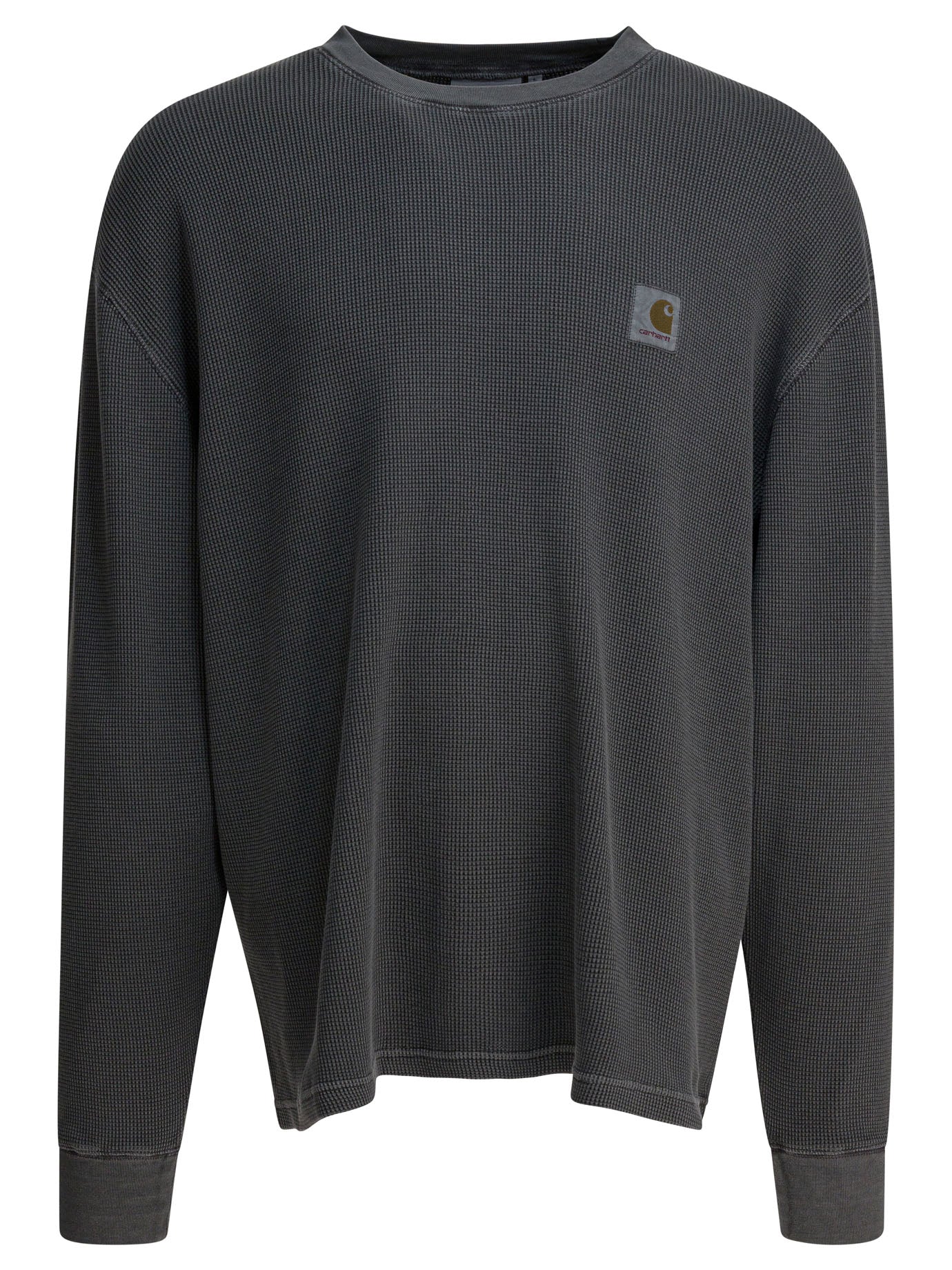CARHARTT WIP Cotton Long Sleeve Waffle T-Shirt for Men