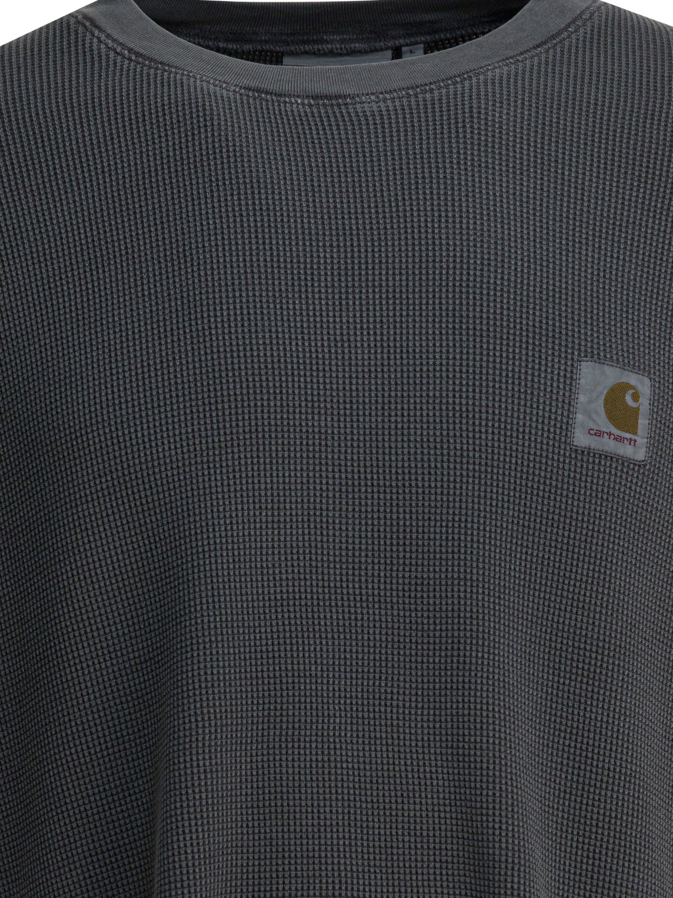 CARHARTT WIP Cotton Long Sleeve Waffle T-Shirt for Men