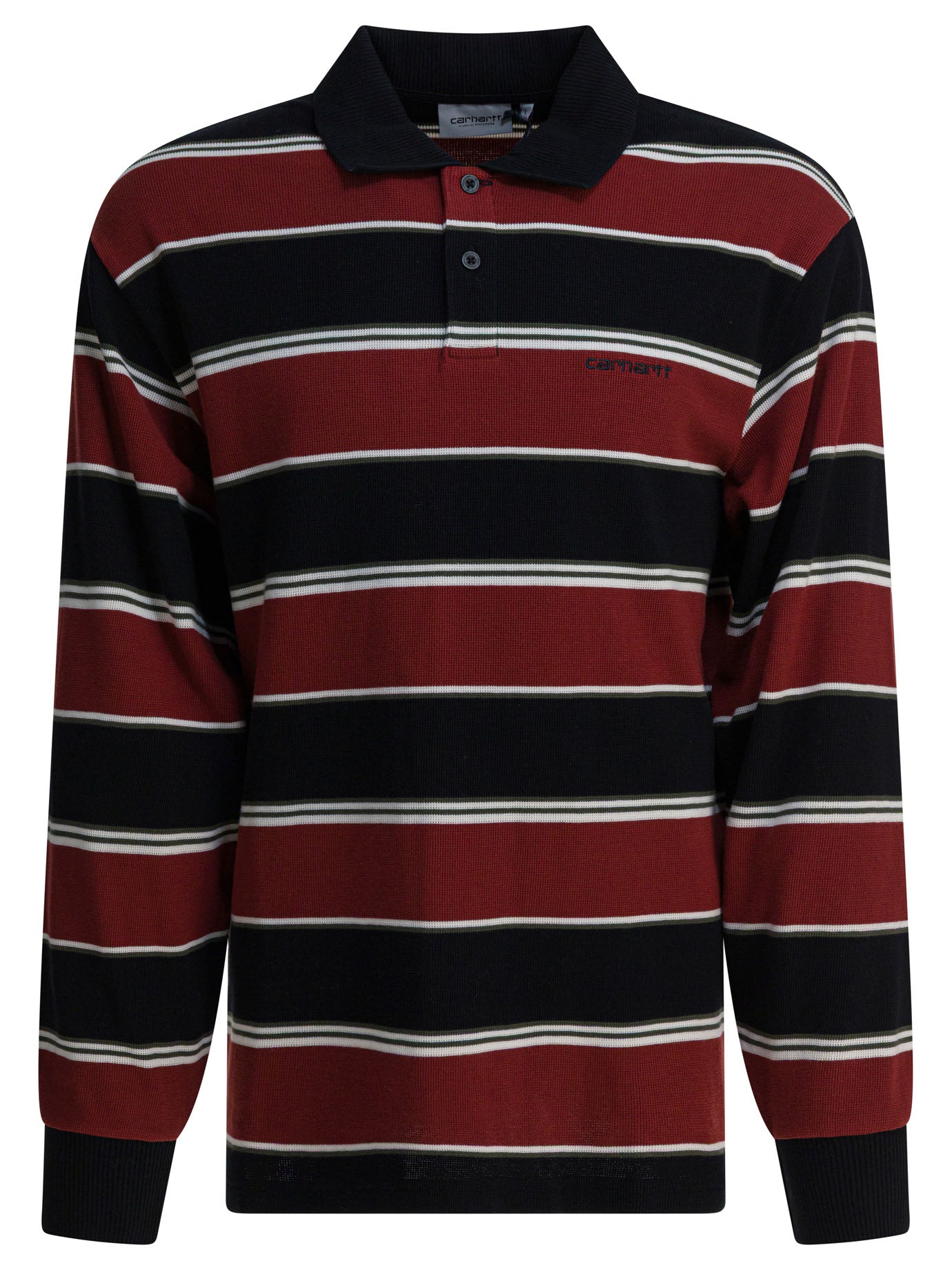 CARHARTT WIP Relaxed Fit Long Sleeve Rugby Polo Shirt