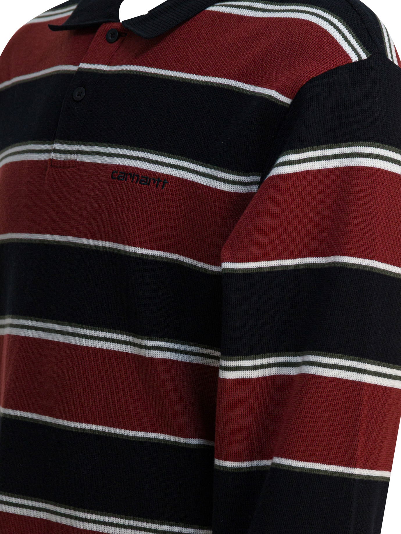 CARHARTT WIP Relaxed Fit Long Sleeve Rugby Polo Shirt