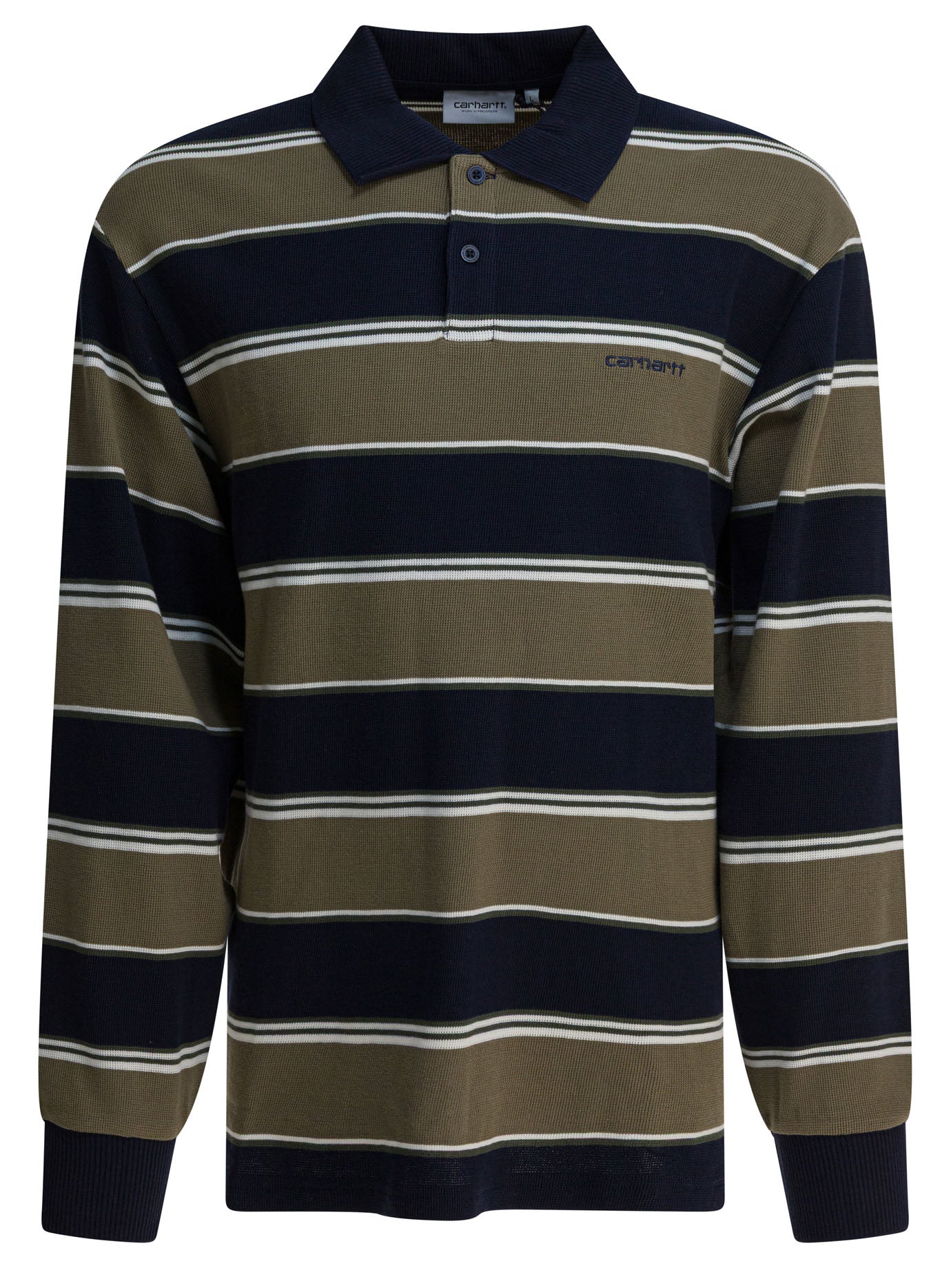 CARHARTT WIP Relaxed Fit Long Sleeve Rugby Polo Shirt