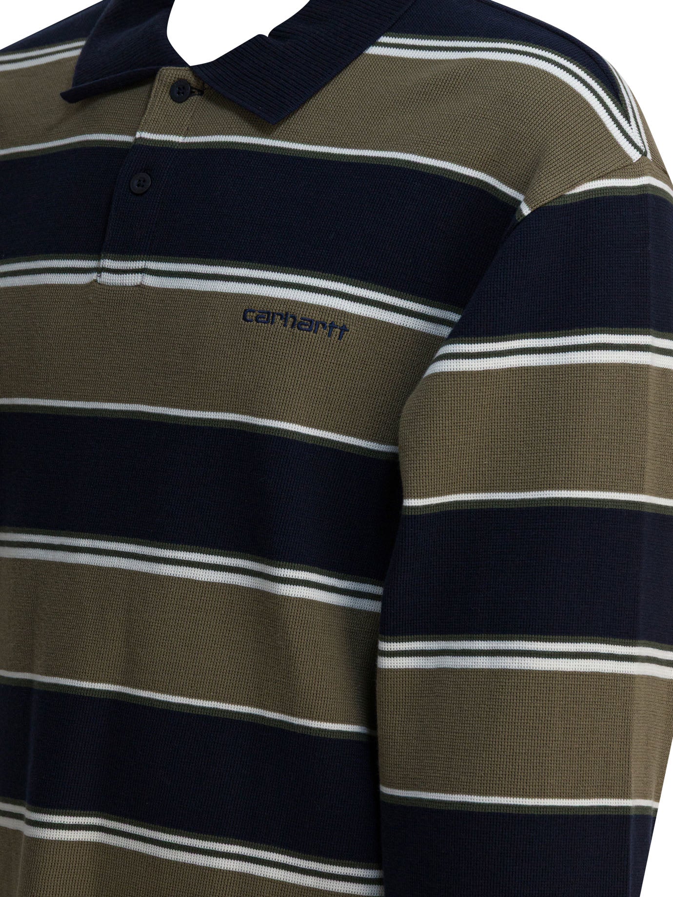CARHARTT WIP Relaxed Fit Long Sleeve Rugby Polo Shirt