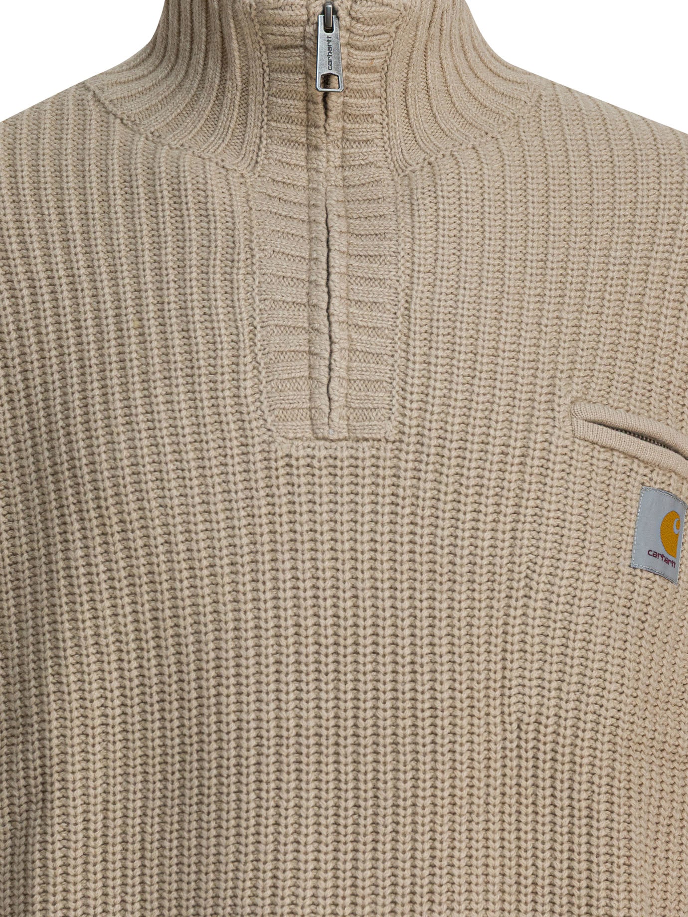 CARHARTT WIP Men's Half Zip Sweater - Detroit Style