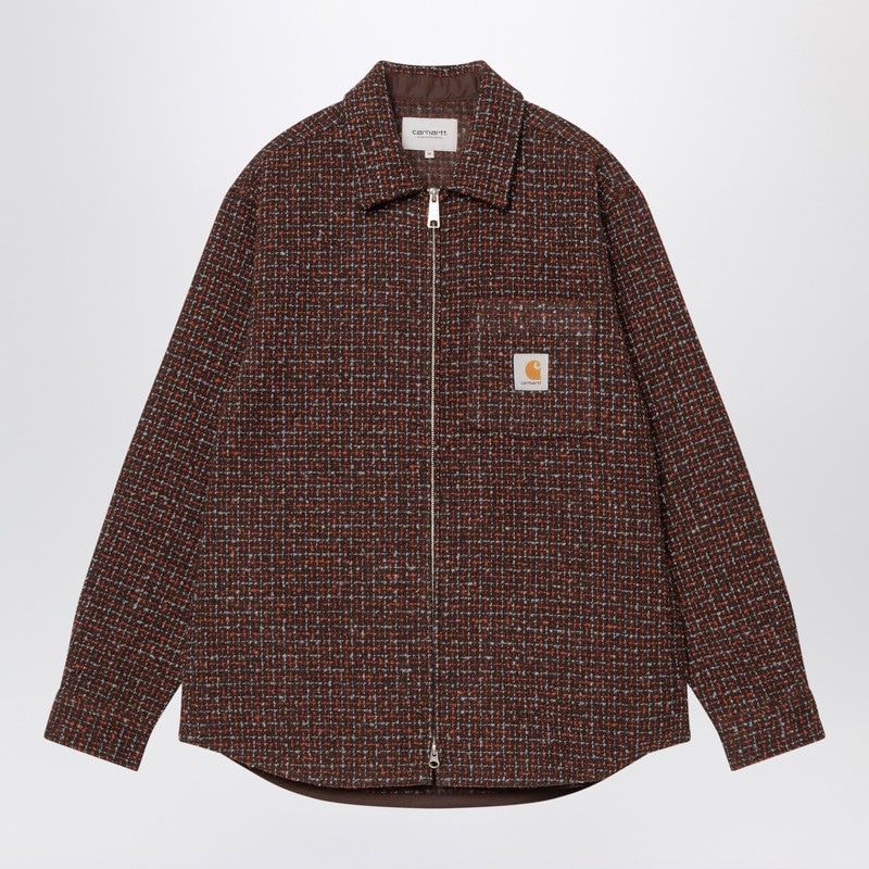 CARHARTT WIP Oversized Checkered Overshirt Jacket for Men