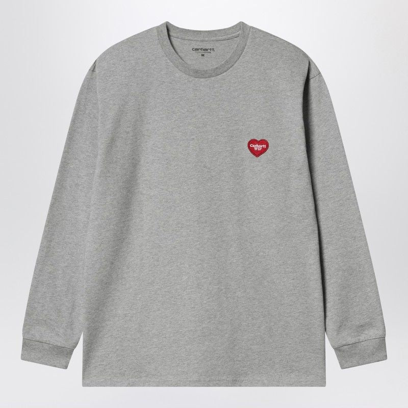 CARHARTT WIP Oversized Heart Patch Long Sleeve T-Shirt