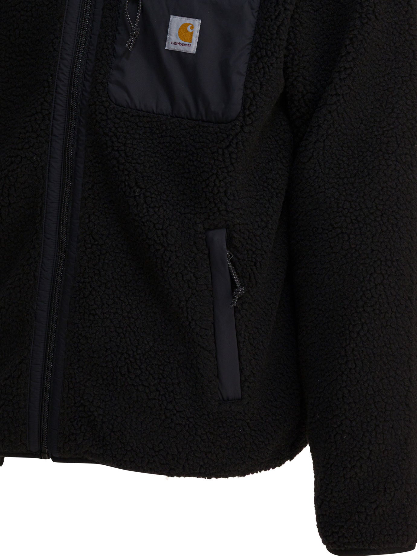 CARHARTT WIP Regular Fit Fleece Jacket with Long Sleeves