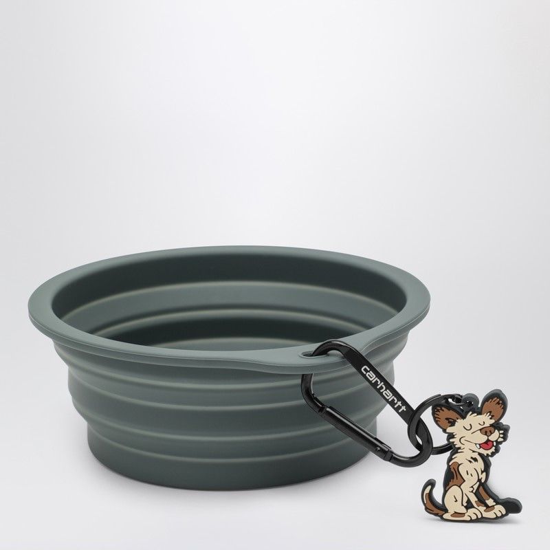 CARHARTT WIP Foldable Silicone Dog Bowl with Logo Charm