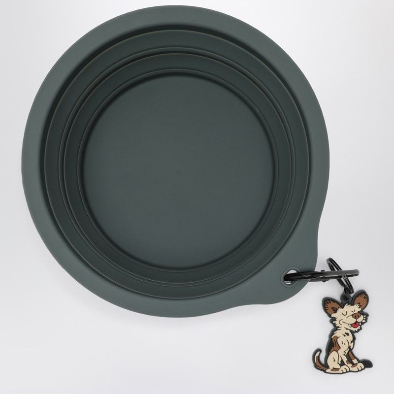 CARHARTT WIP Foldable Silicone Dog Bowl with Logo Charm