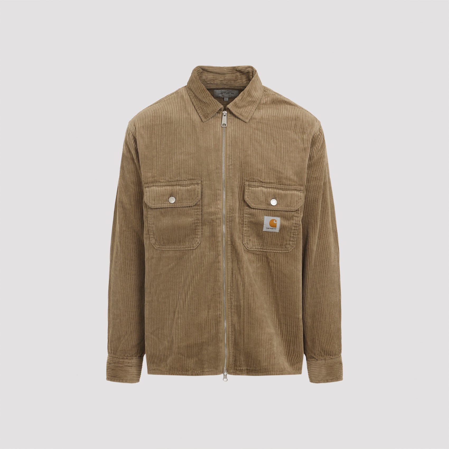 CARHARTT WIP Leather Cotton Reynold Shirt Jacket for Men