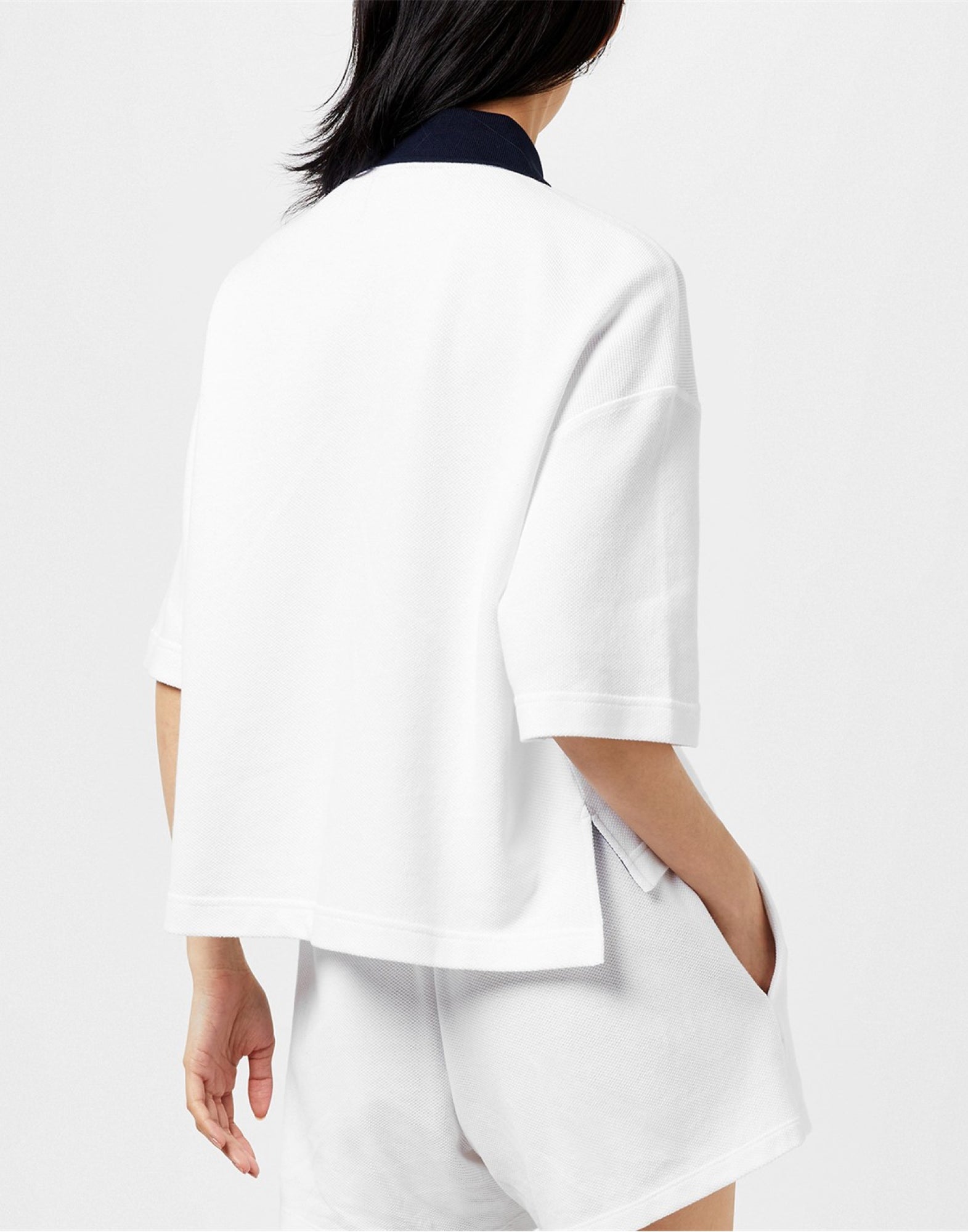 MONCLER Embroidered Logo Short-Sleeved Polo Shirt