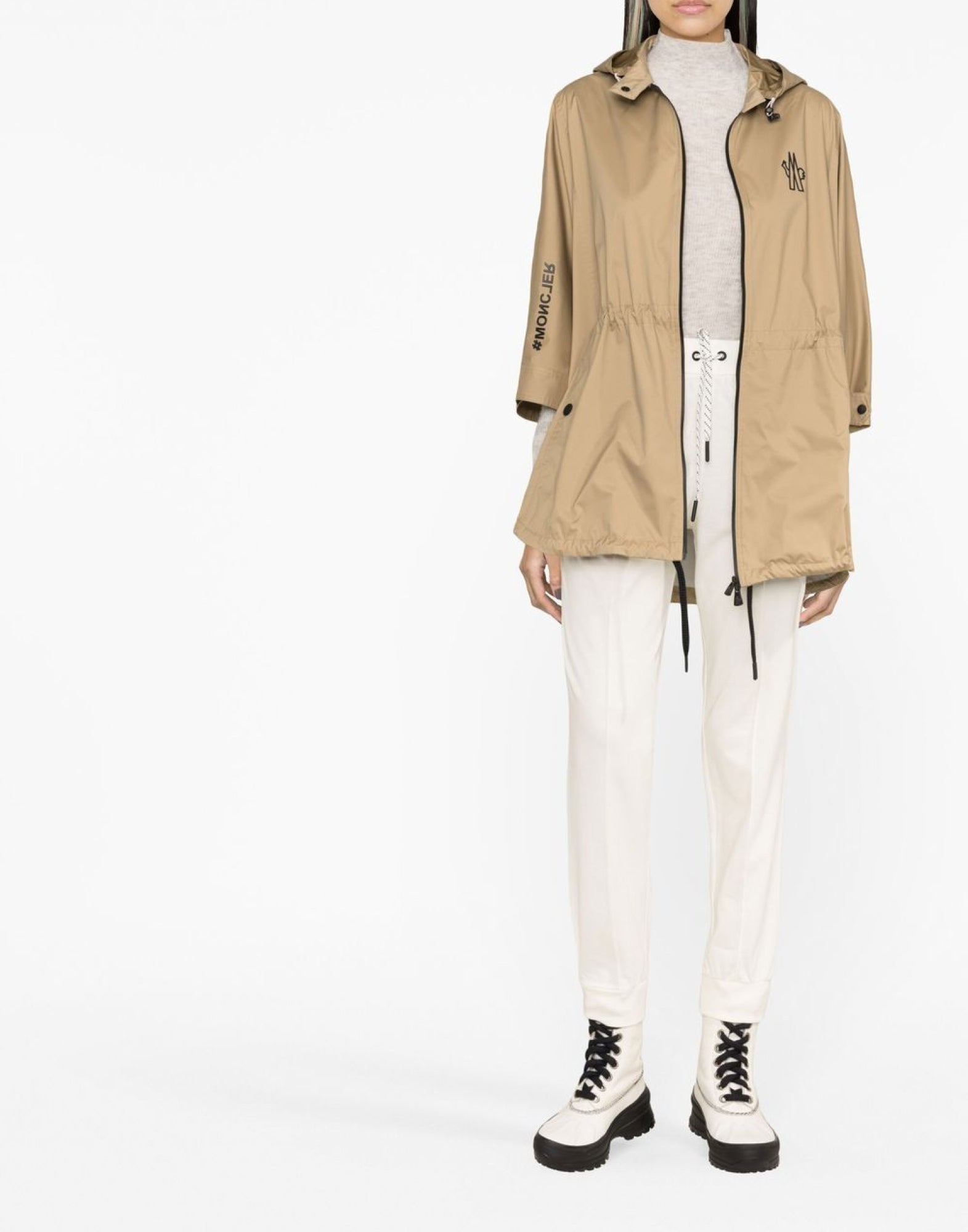 MONCLER Dynamic Logo Embroidered Pants for Women