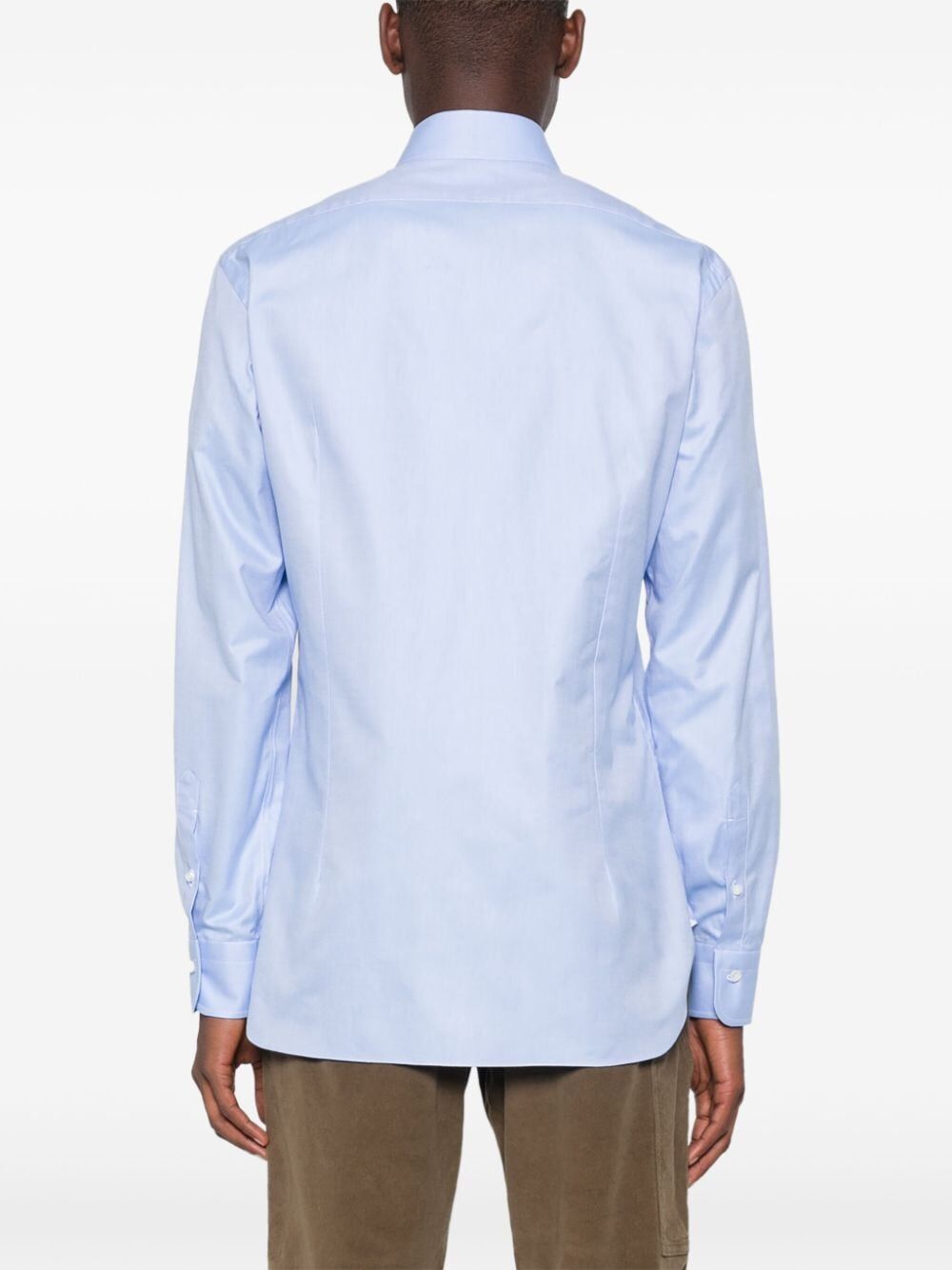 BARBA Napoli Men's Cotton Neck Shirt - FW24 Collection