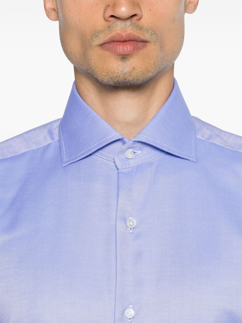 BARBA Napoli Men's Mini Neck Shirt