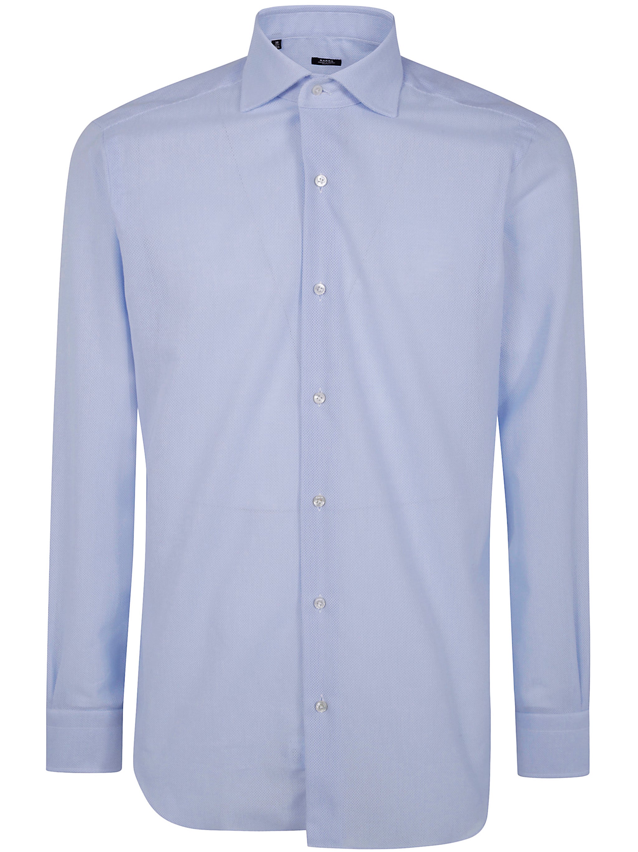 BARBA Napoli Classic Honeycomb Weft Shirt for Men