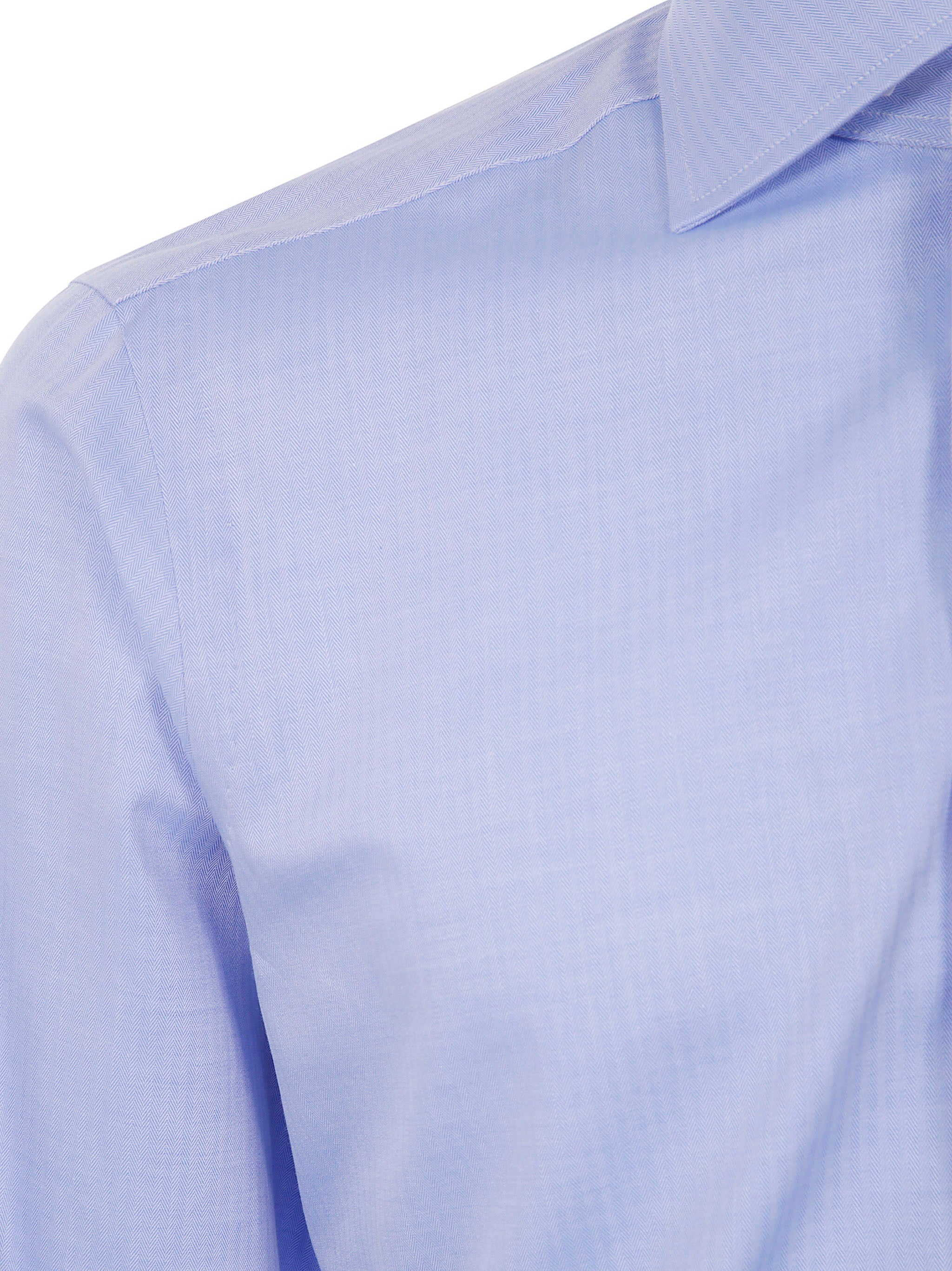 BARBA Napoli Men's Chevron Patterned Shirt