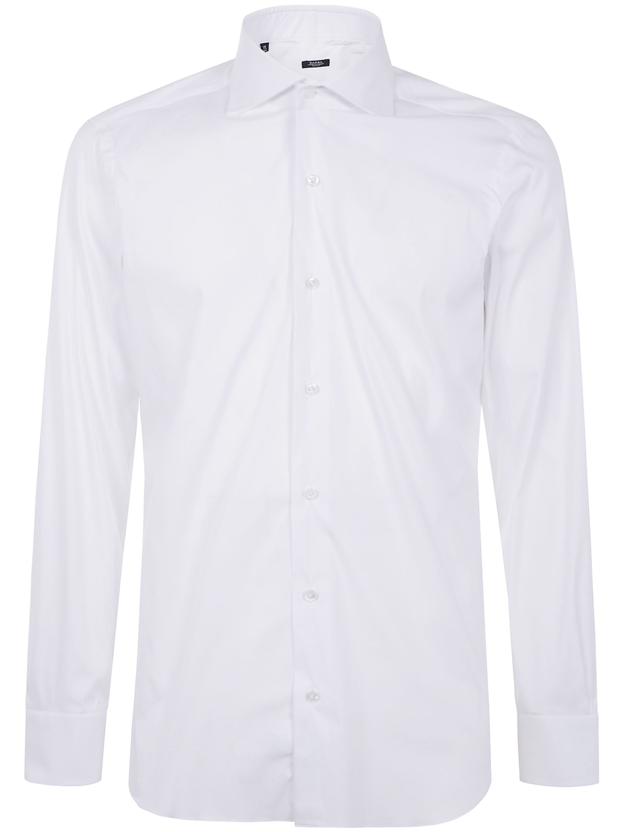 BARBA Napoli Classic Popeline Stretch Shirt - Men's Fit