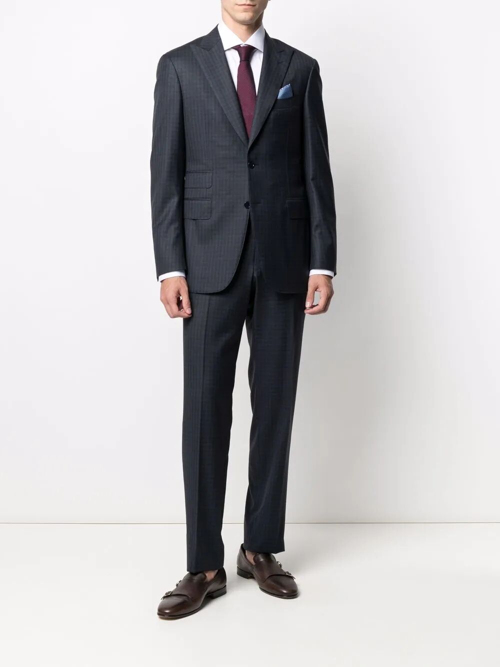 BARBA Napoli Classic Popeline Stretch Shirt - FW25