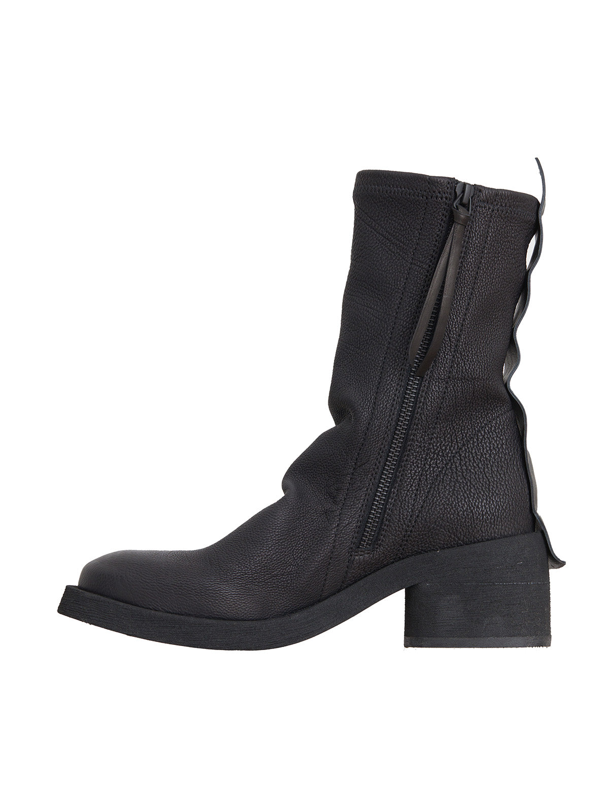 PURO Stretch Leather Ankle Boot