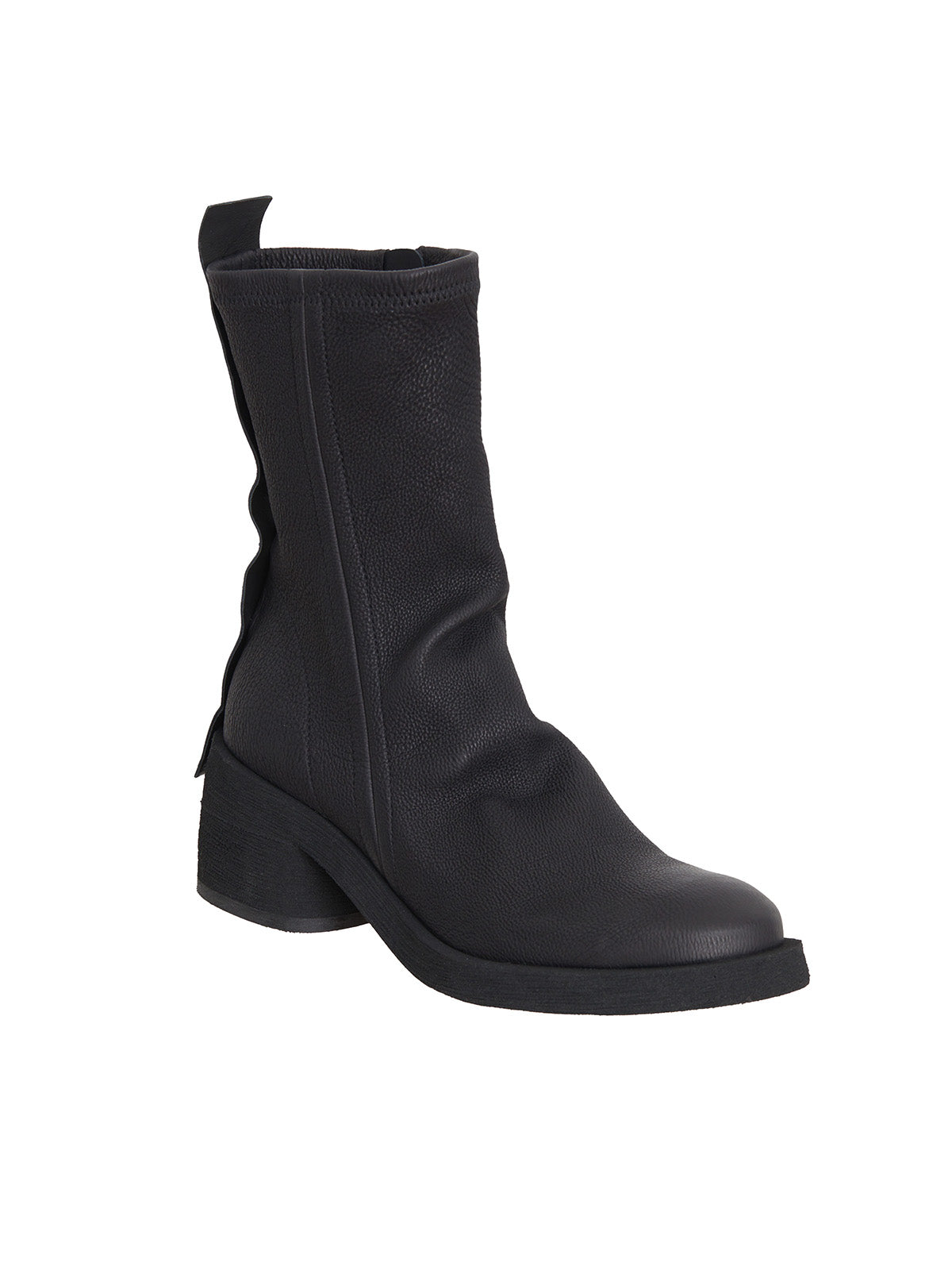 PURO Stretch Leather Ankle Boot