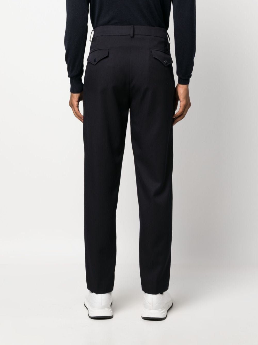 MONCLER Men's Virgin Wool Trousers for Fall 2023