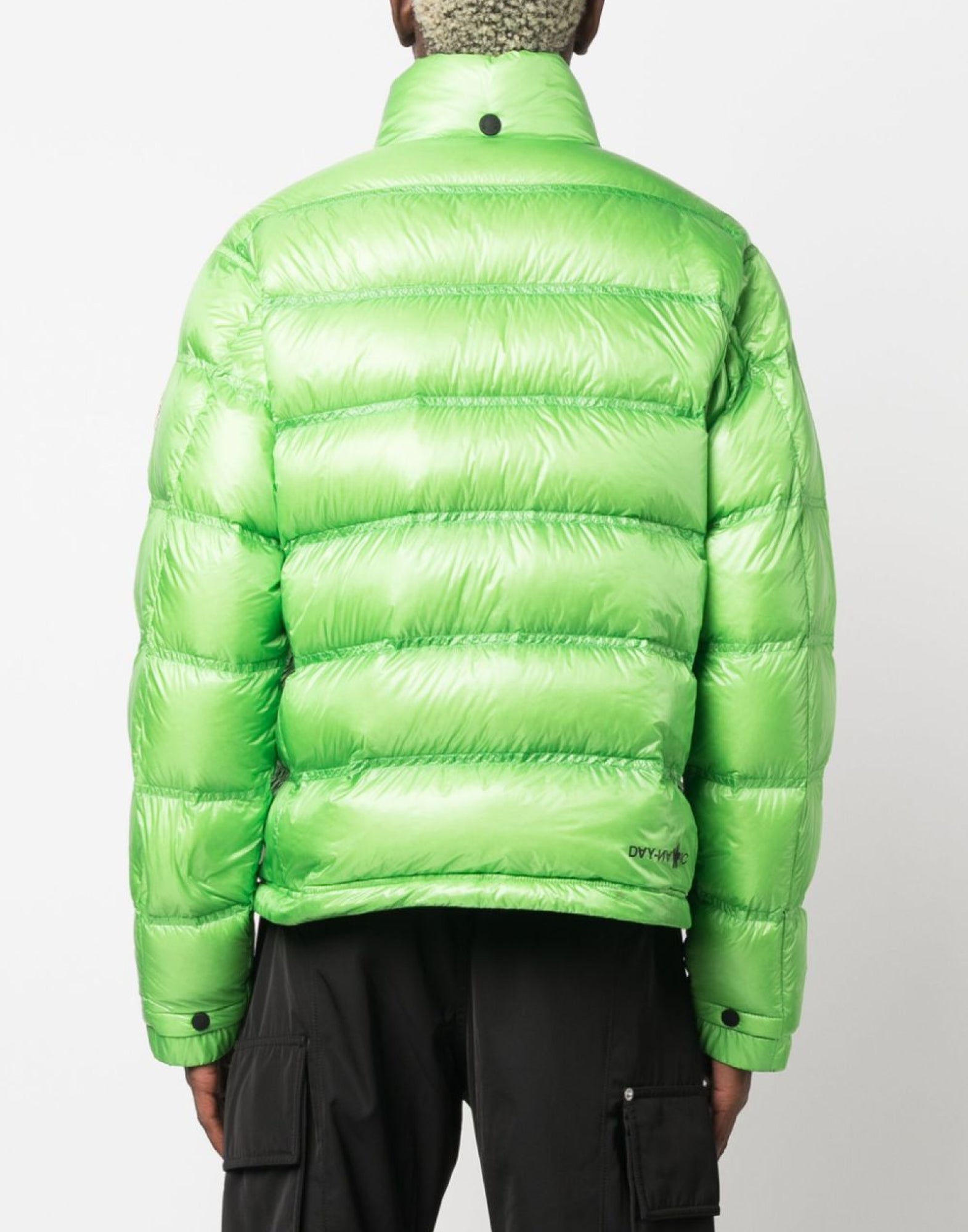 MONCLER Men's Down Jacket with Zip Fastening