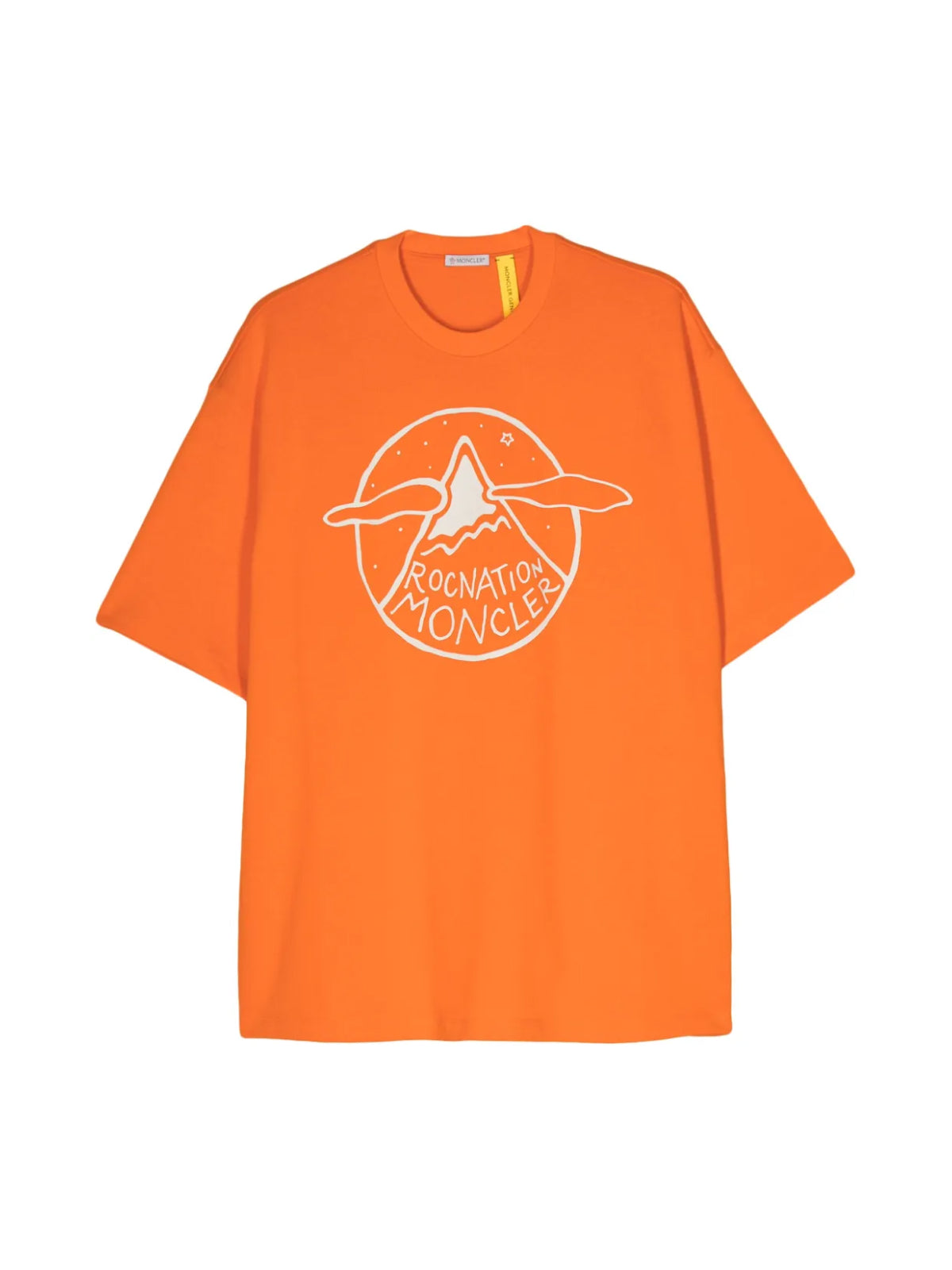 MONCLER Logo Over Crop T-Shirt - Mini Fit