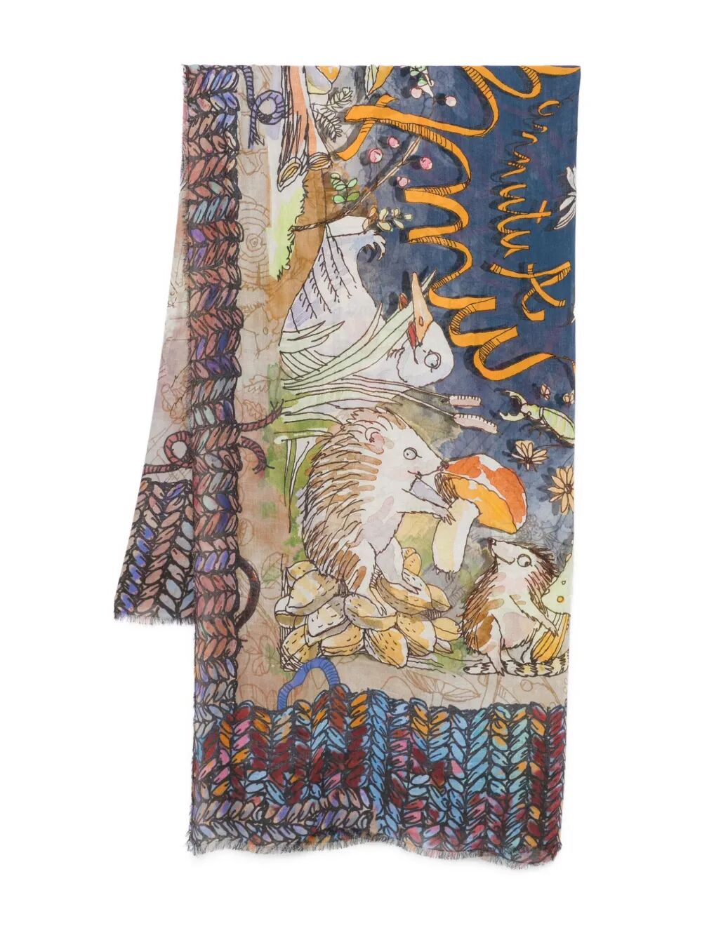 FALIERO SARTI Seasons Stole in Collaboration with Paolo Fiume - Women's Fashion Accessory