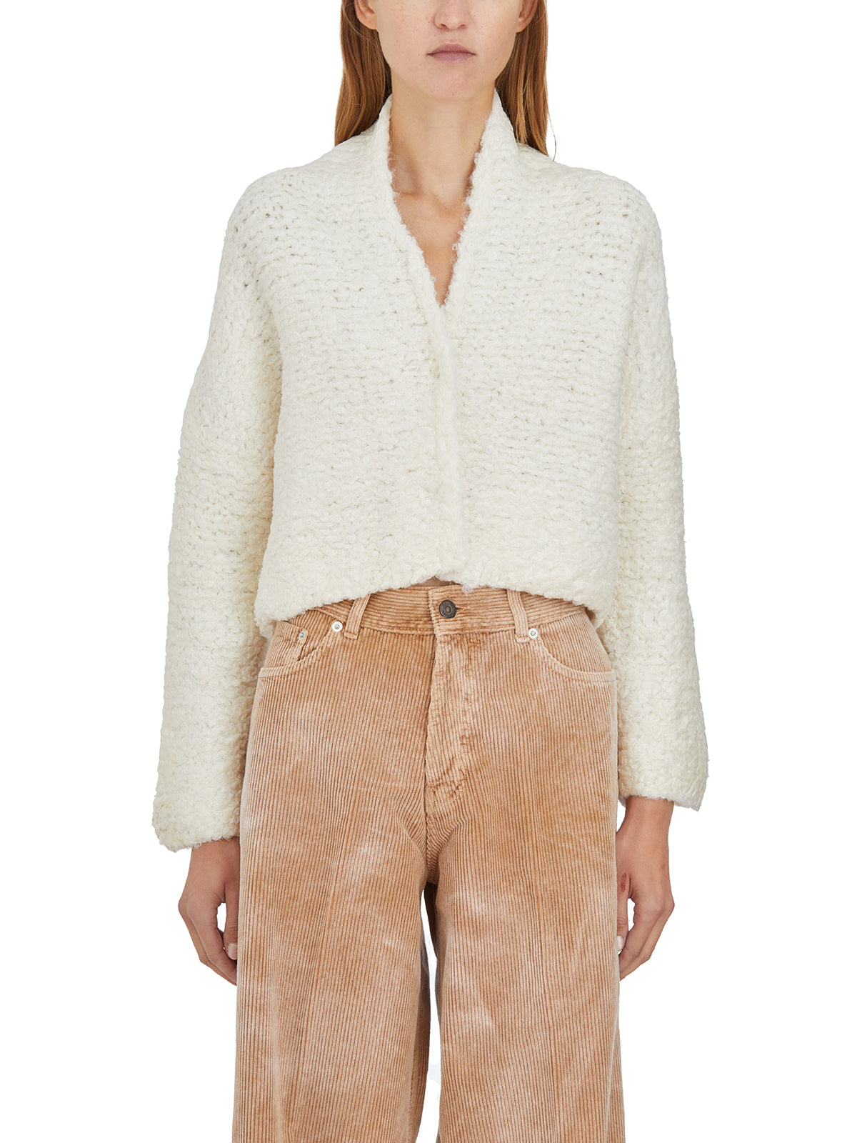 TOTALLY.H Cropped Teddy Jacket - Women’s Small
