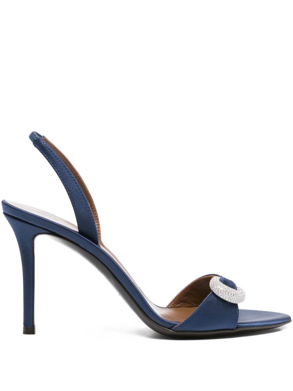GIUSEPPE ZANOTTI Clandestino Satin Heel Sandals