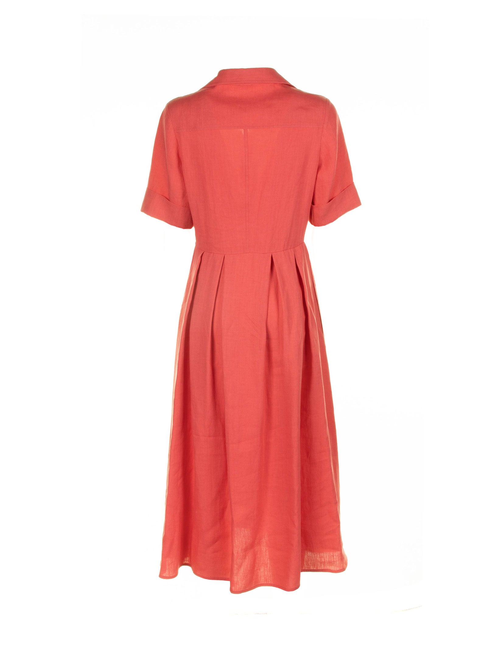 ELEVENTY Half-Sleeved Linen Dress for Women - Mini Style
