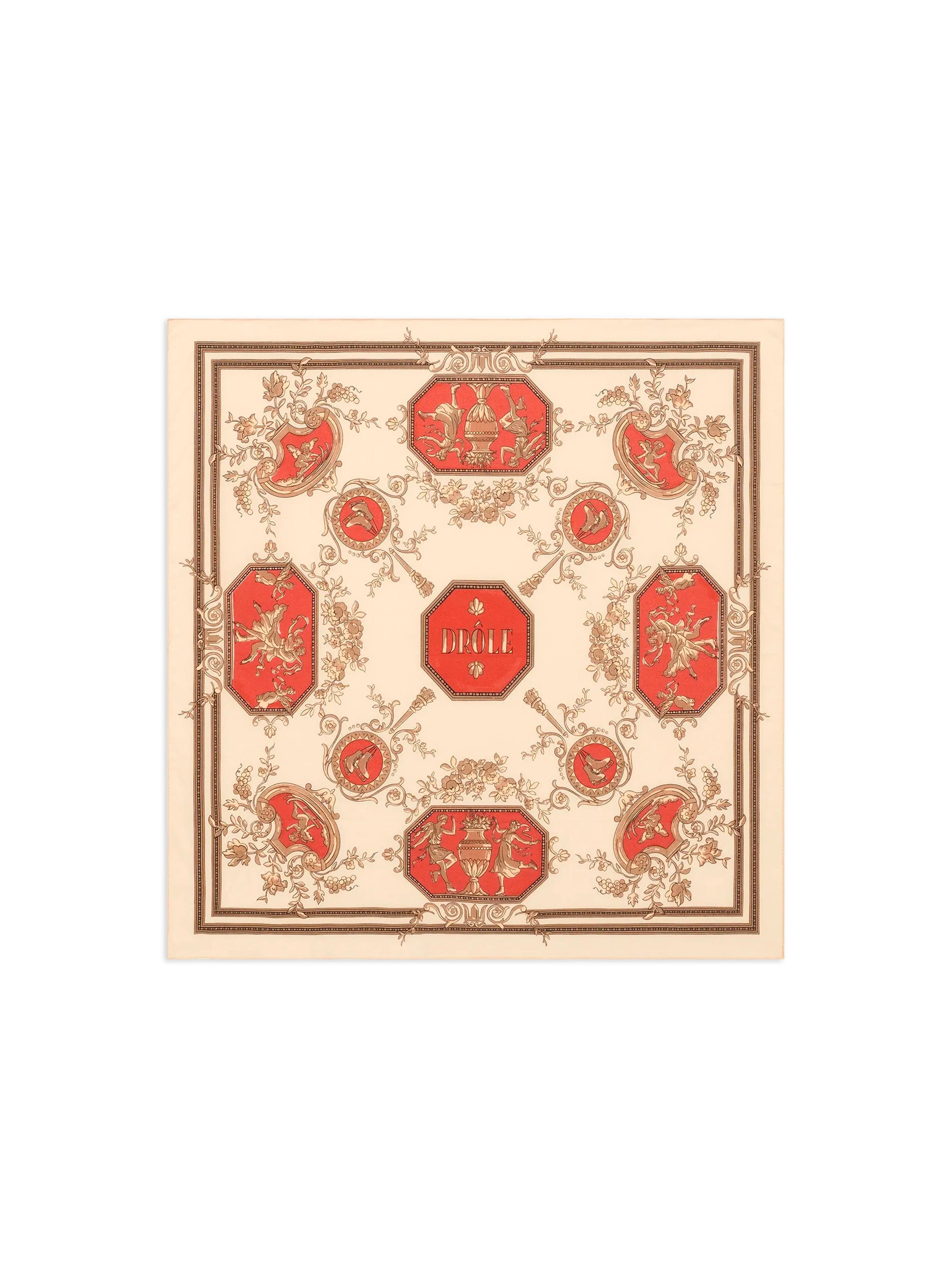 DRÔLE DE MONSIEUR Mini Patineur Print Bandana - 60CM x 60CM