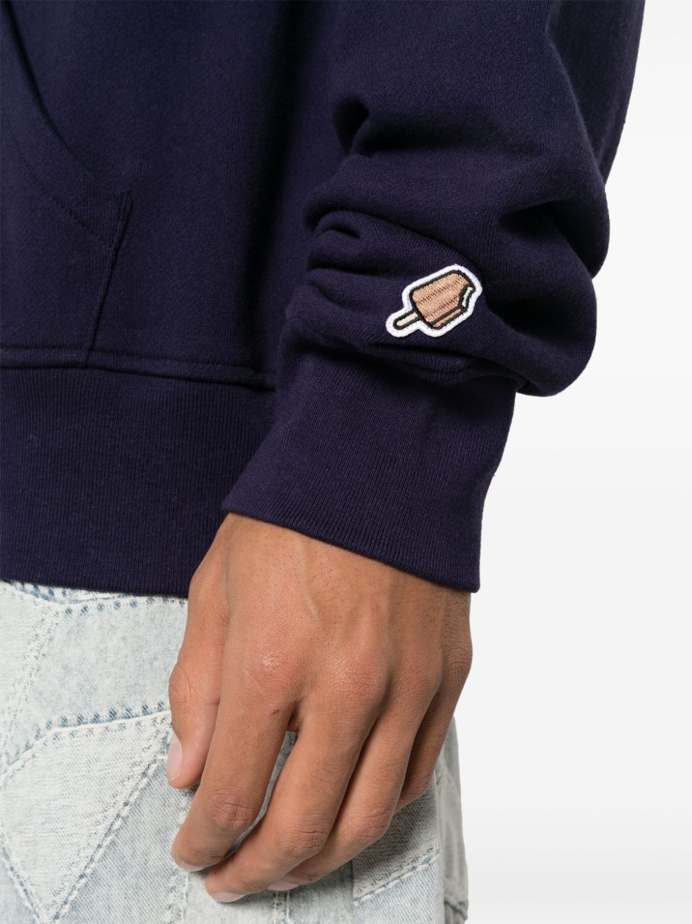 BILLIONAIRE BOYS CLUB Graphic Printed Hoodie with Drawstring Detail