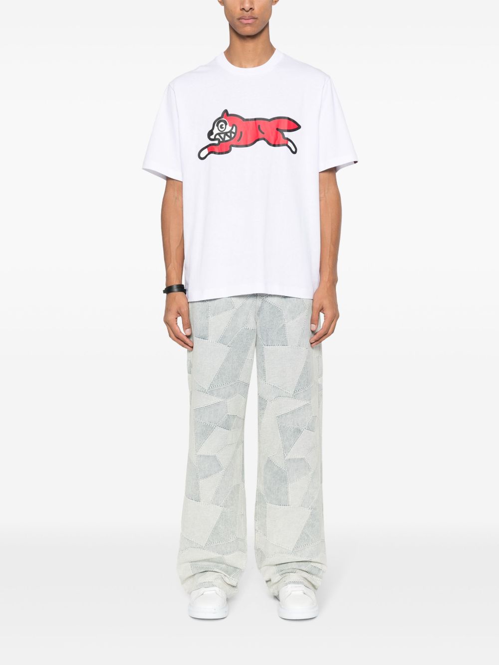 BILLIONAIRE BOYS CLUB Running Dog Cotton T-Shirt for Men