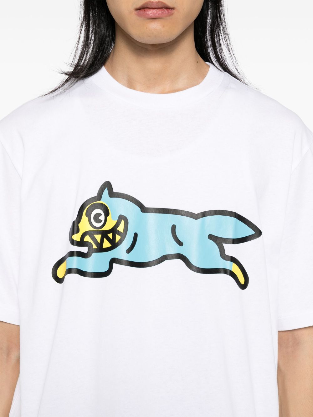 BILLIONAIRE BOYS CLUB Running Dog Cotton T-Shirt