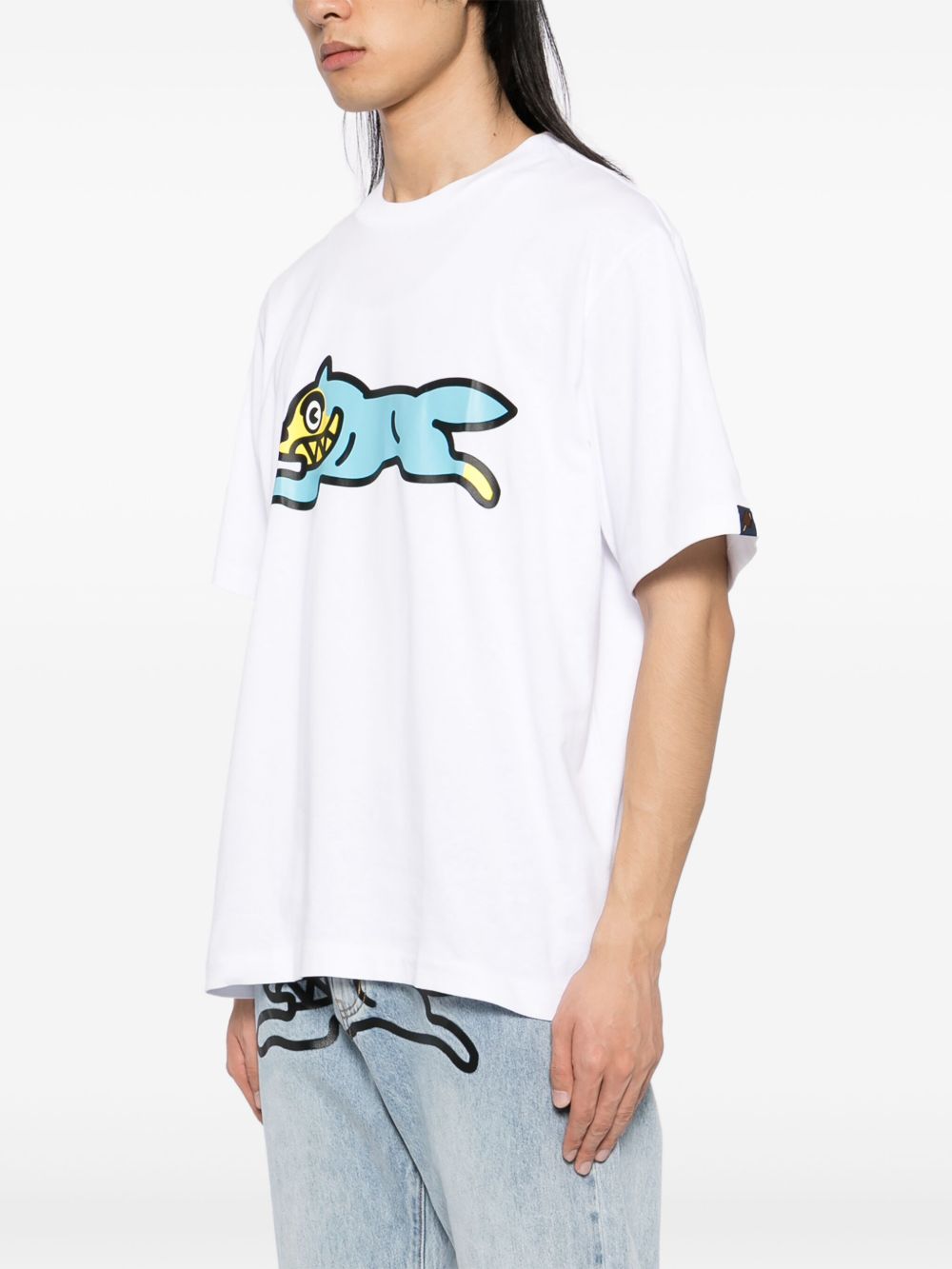 BILLIONAIRE BOYS CLUB Running Dog Cotton T-Shirt
