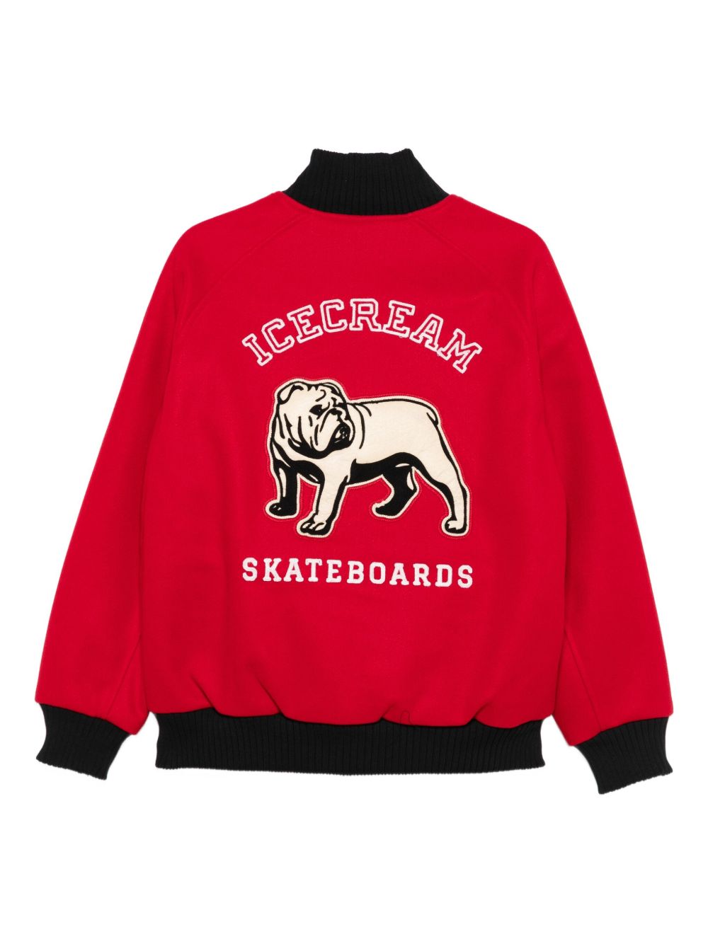 BILLIONAIRE BOYS CLUB Embroidered Bulldog Bomber Jacket