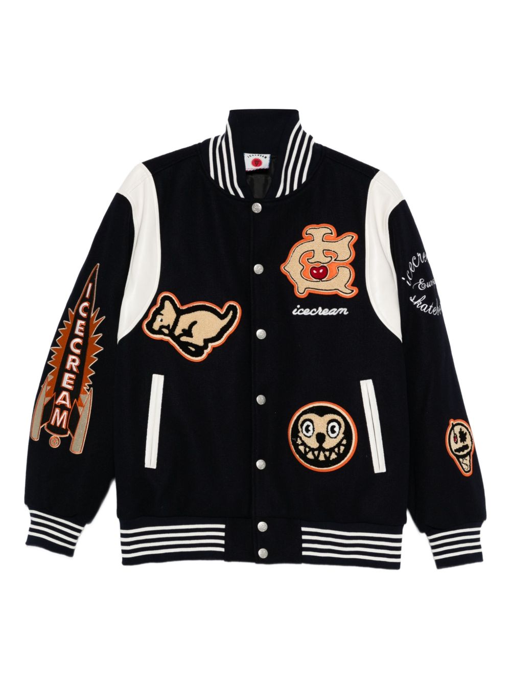BILLIONAIRE BOYS CLUB Signature Appliqué Patch Coat for Men