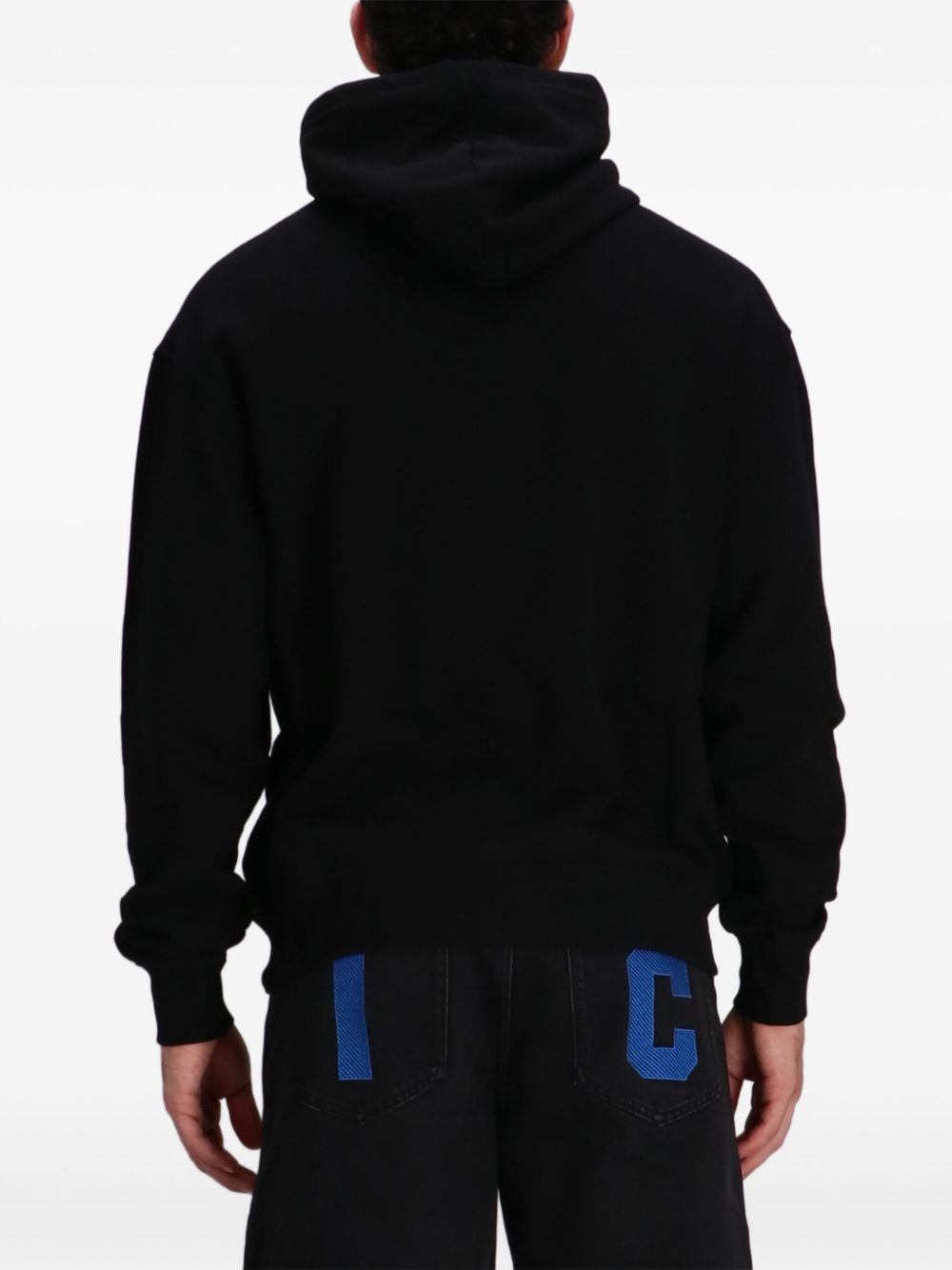 BILLIONAIRE BOYS CLUB Dog Motif Pullover Hoodie