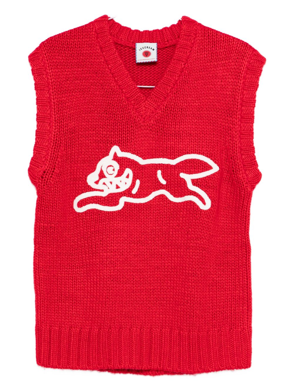 BILLIONAIRE BOYS CLUB Men's Graphic-Embroidered V-Neck Running Dog Vest