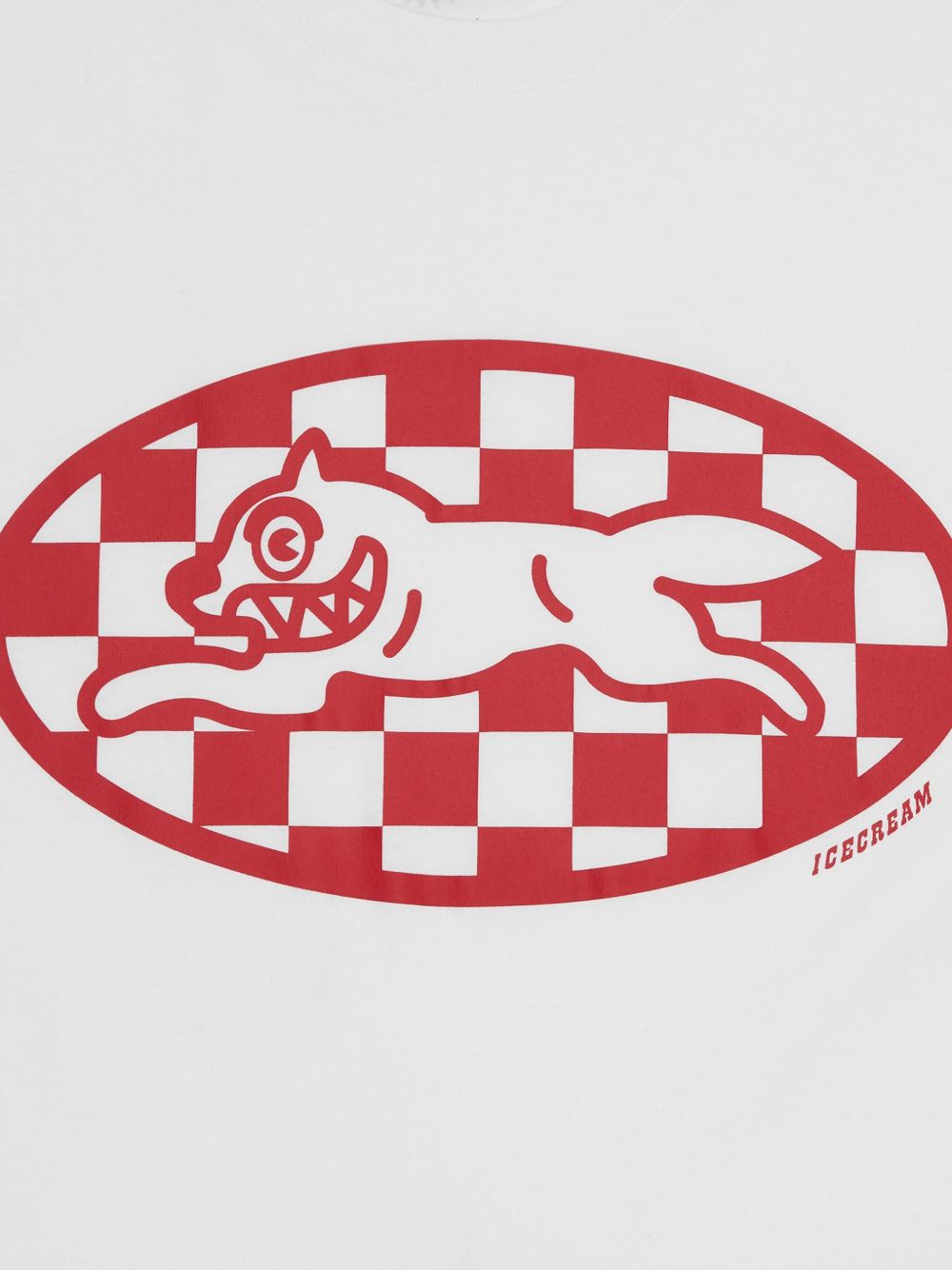 BILLIONAIRE BOYS CLUB Checker Running Dog T-Shirt