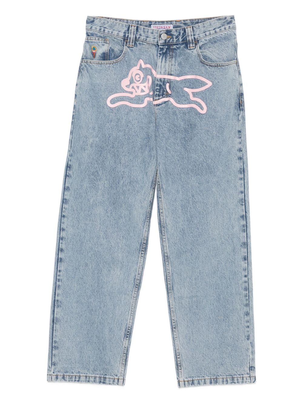 BILLIONAIRE BOYS CLUB Running Dog Denim Jeans for Men - Straight Leg Style