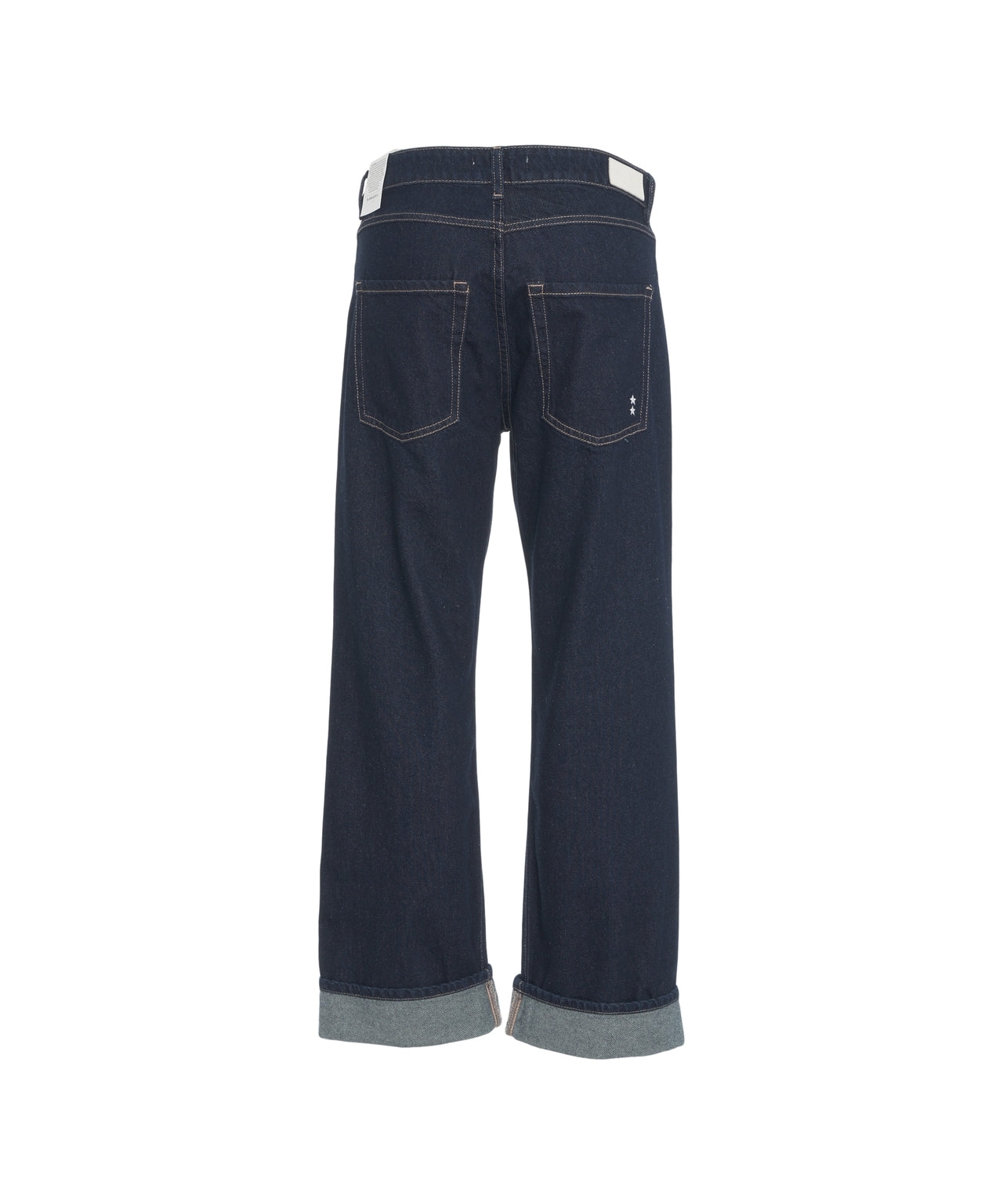 ICON DENIM Women's Mini Denim Jeans with Rolled Hems