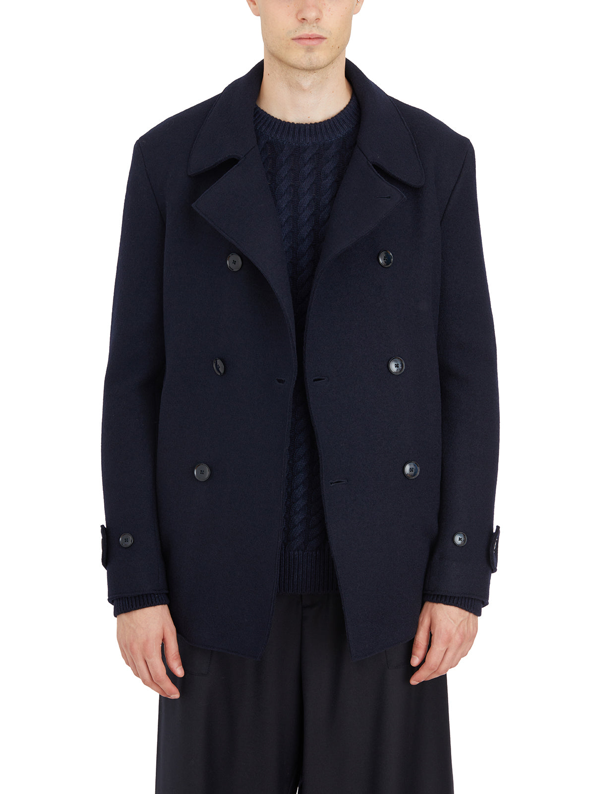 BARENA Double-Breasted Wool Jacket Size 50